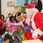 Santa gladly hands out gifts to all the kids. 150x150 Potter Elementary School