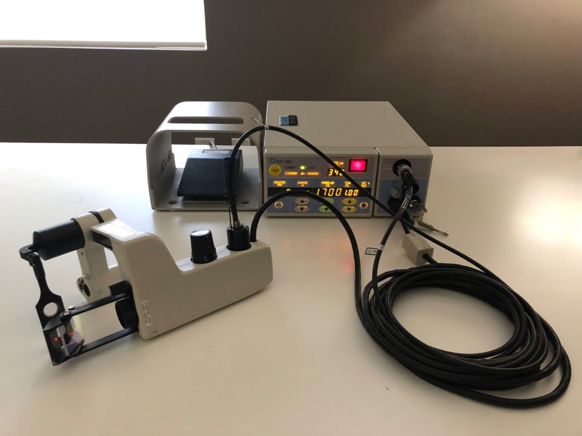 GYC1000 600x450 photo GYC1000 600x450 Nidek GYC1000绿色氩气532眼科激光w Haag Streit风格附件