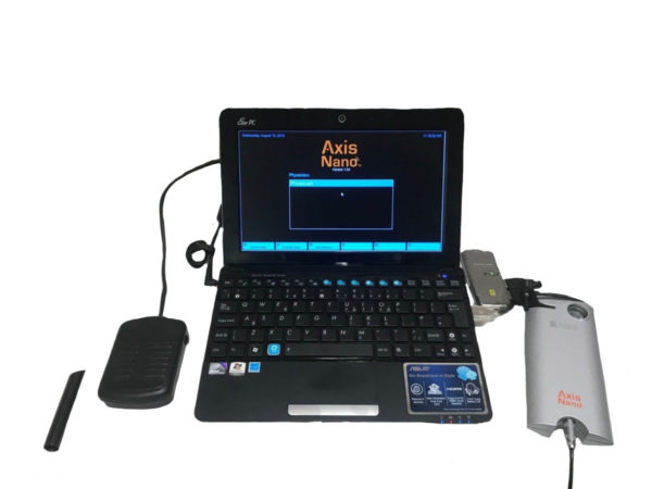 Quantel Medical Axis Nano A Scan w Laptop Probe Foot Switch & Manual Ophthalmic 600x450 Quantel Medical Axis Nano A Scan w Laptop Probe Foot Switch & Manual Ophthalmic