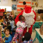 Theres nothing like getting a hug from Santa before Christmas. 150x150 photo Theres nothing like getting a hug from Santa before Christmas. 150x150 Potter Elementary School