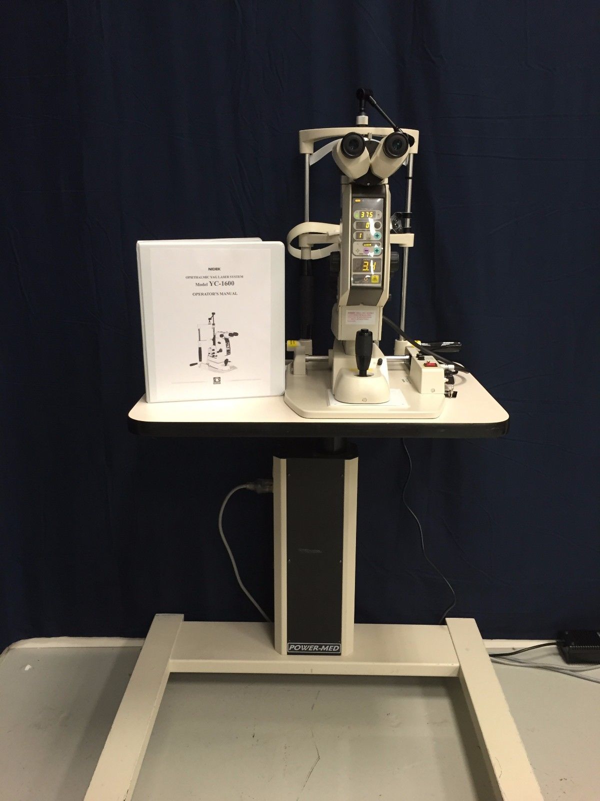 Nidek yc1600相干7970 Yag激光系统与表